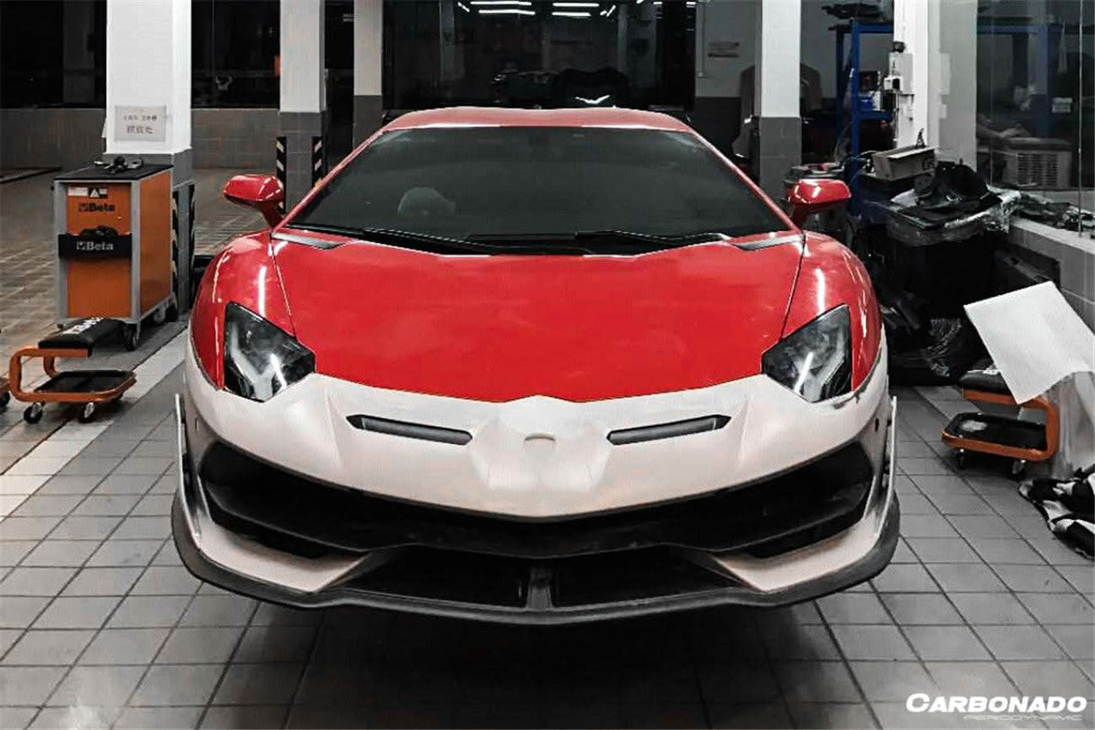 2011-2021 Lamborghini Aventador LP700 LP740 LP750 Coupe Roadster SVJ Style Part DRY Carbon Fiber Aero Full Kit