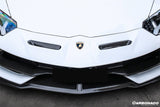 2011-2021 Lamborghini Aventador LP700 LP740 LP750 Coupe Roadster SVJ Style Part Dry Carbon Fiber Front Bumper