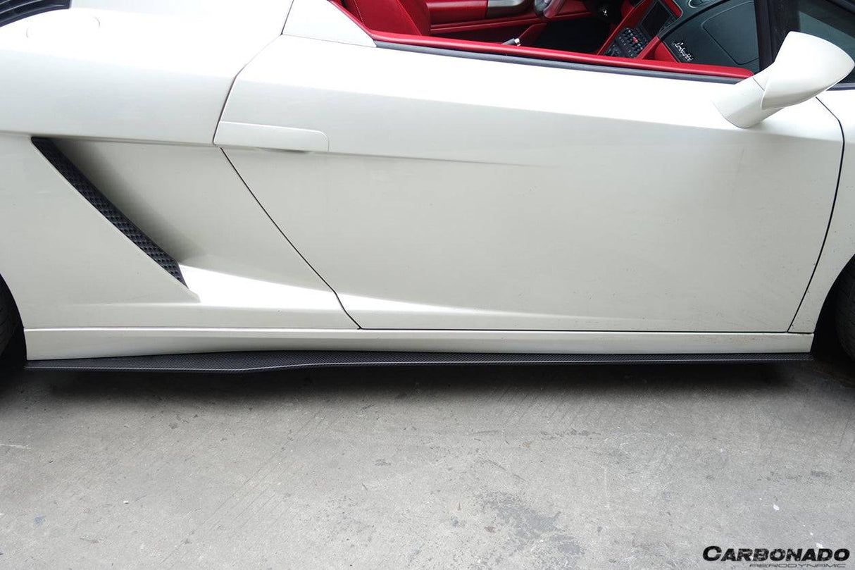 2004-2014 Lamborghini Gallardo LP570 Style Side Skirts