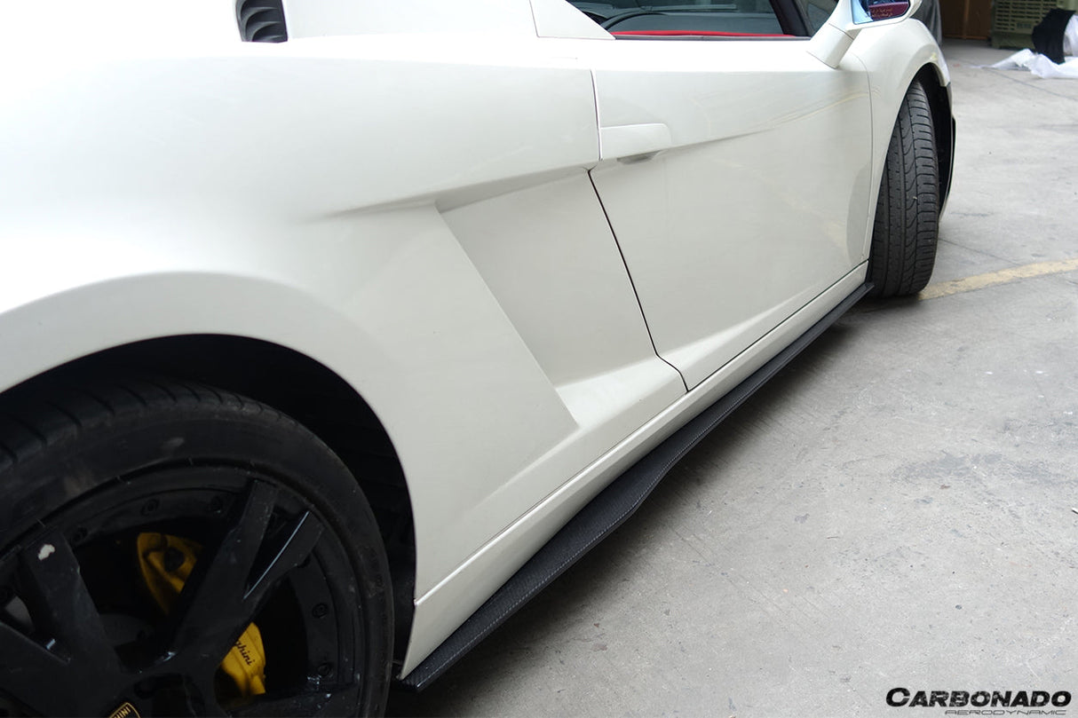 2004-2014 Lamborghini Gallardo LP570 Style Side Skirts