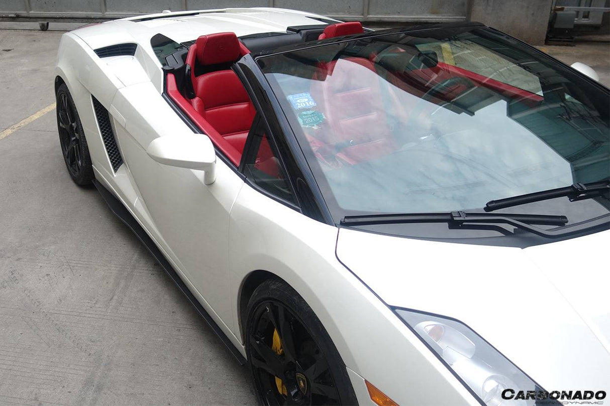 2004-2014 Lamborghini Gallardo LP570 Style Side Skirts