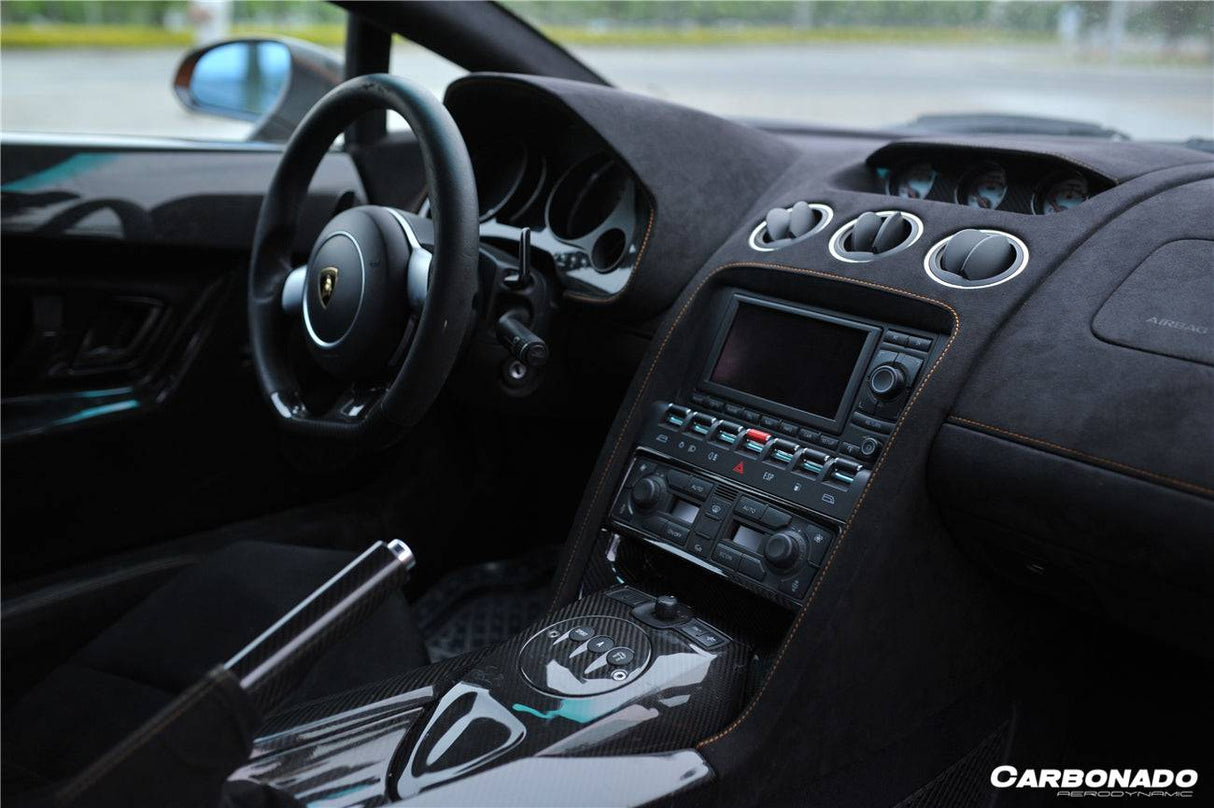 2004-2014 Lamborghini Gallardo LP540 LP550 LP560 LP570 OEM Style Carbon Fiber AC Frame Cover