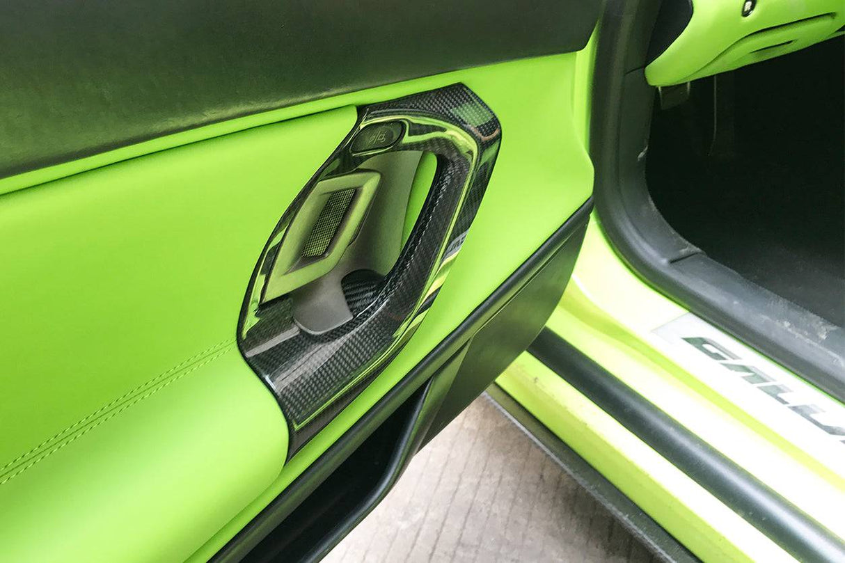 2004-2014 Lamborghini Gallardo OEM Style Carbon Fiber Door Handles