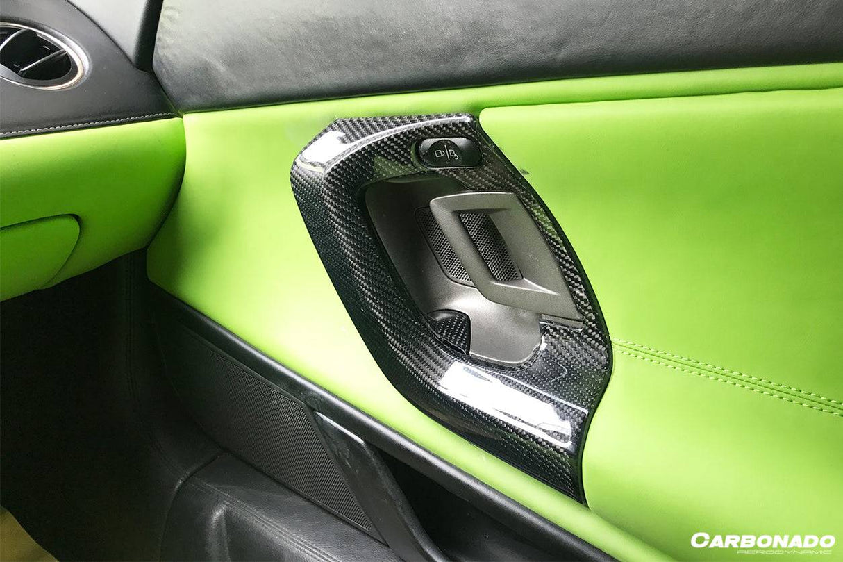 2004-2014 Lamborghini Gallardo OEM Style Carbon Fiber Door Handles