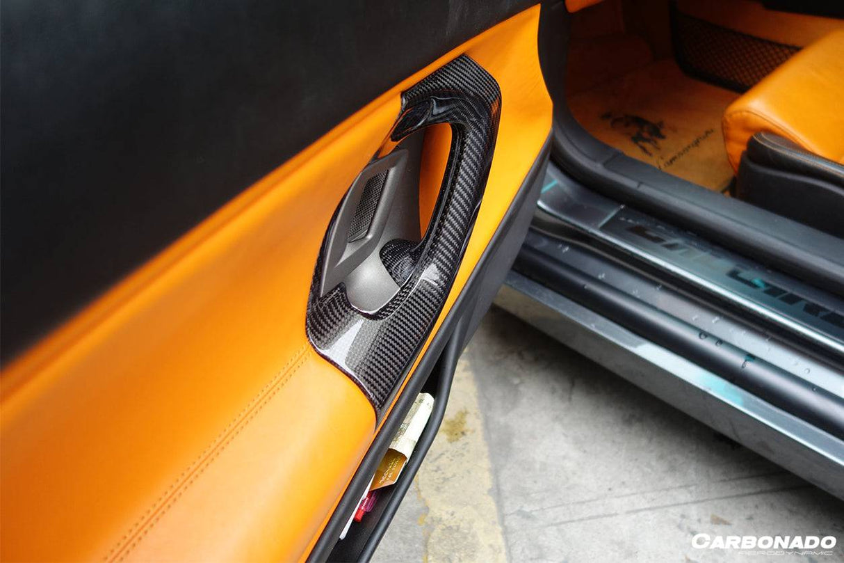 2004-2014 Lamborghini Gallardo OEM Style Carbon Fiber Door Handles