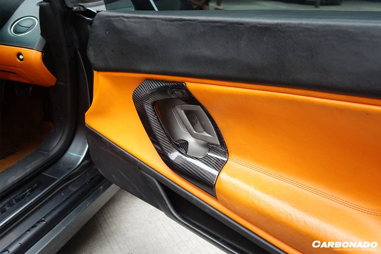 2004-2014 Lamborghini Gallardo OEM Style Carbon Fiber Door Handles