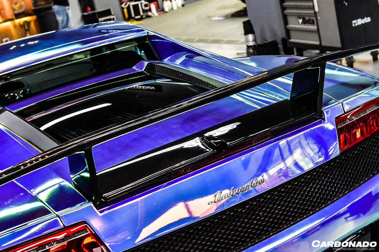 2004-2014 Lamborghini Gallardo DC Style Carbon Fiber Trunk Spoiler