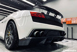 2009-2014 Lamborghini Gallardo SA Style Carbon Fiber Rear Diffuser | Fits LP550, LP560, LP570