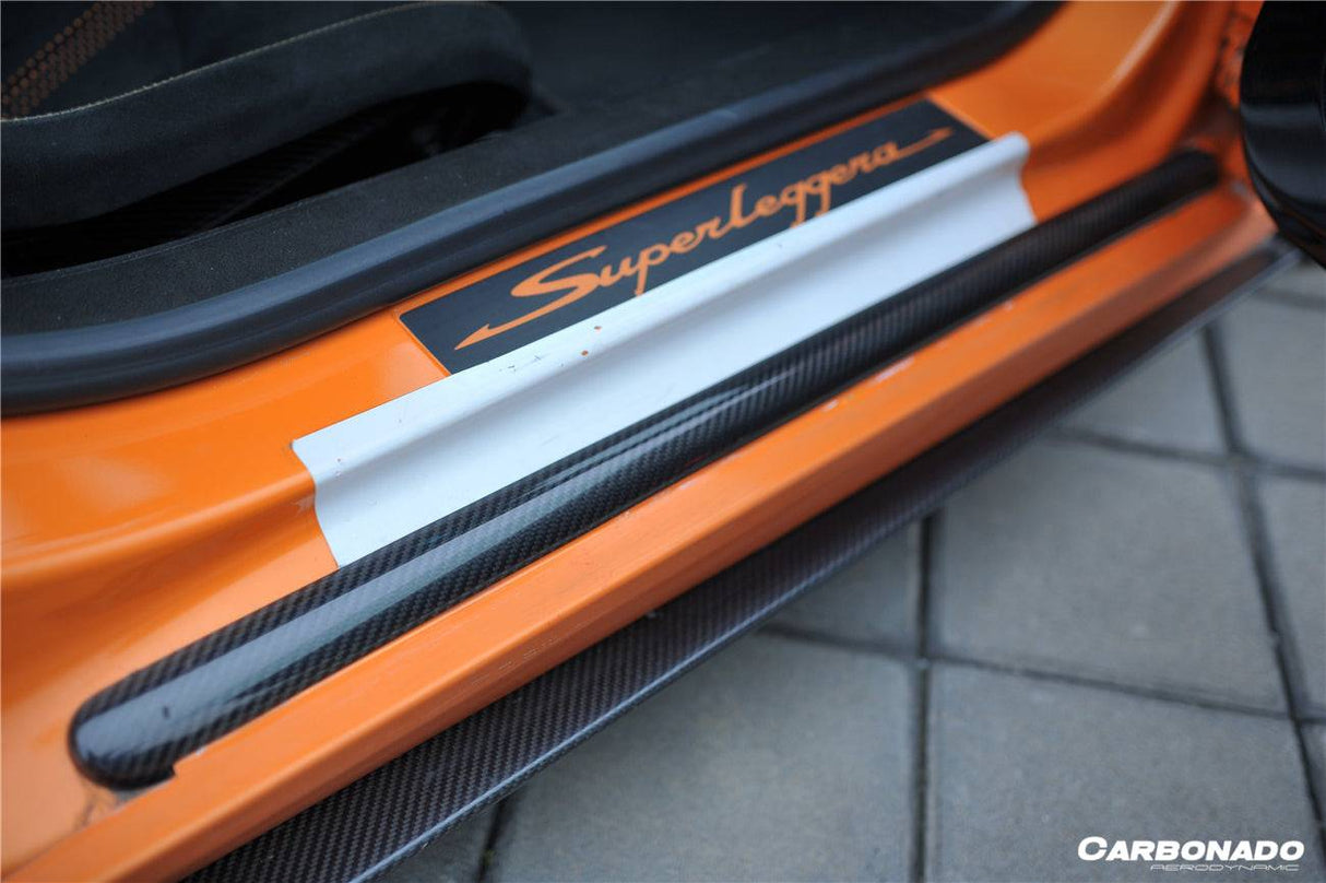 2004-2008 Lamborghini Gallardo OEM Style Carbon Fiber Door Sills Steps Cover | Fits Gallardo, Gallardo SE, Superleggera