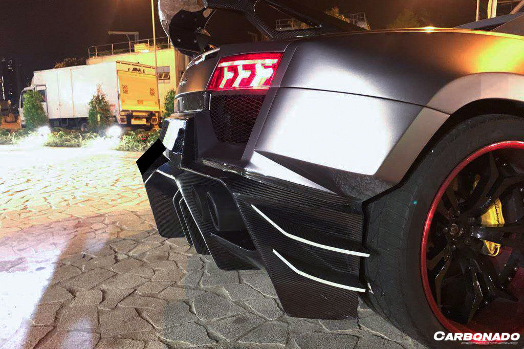 2004-2008 Lamborghini Gallardo IRON Style Rear Bumper | Fits Gallardo, Gallardo SE, Superleggera
