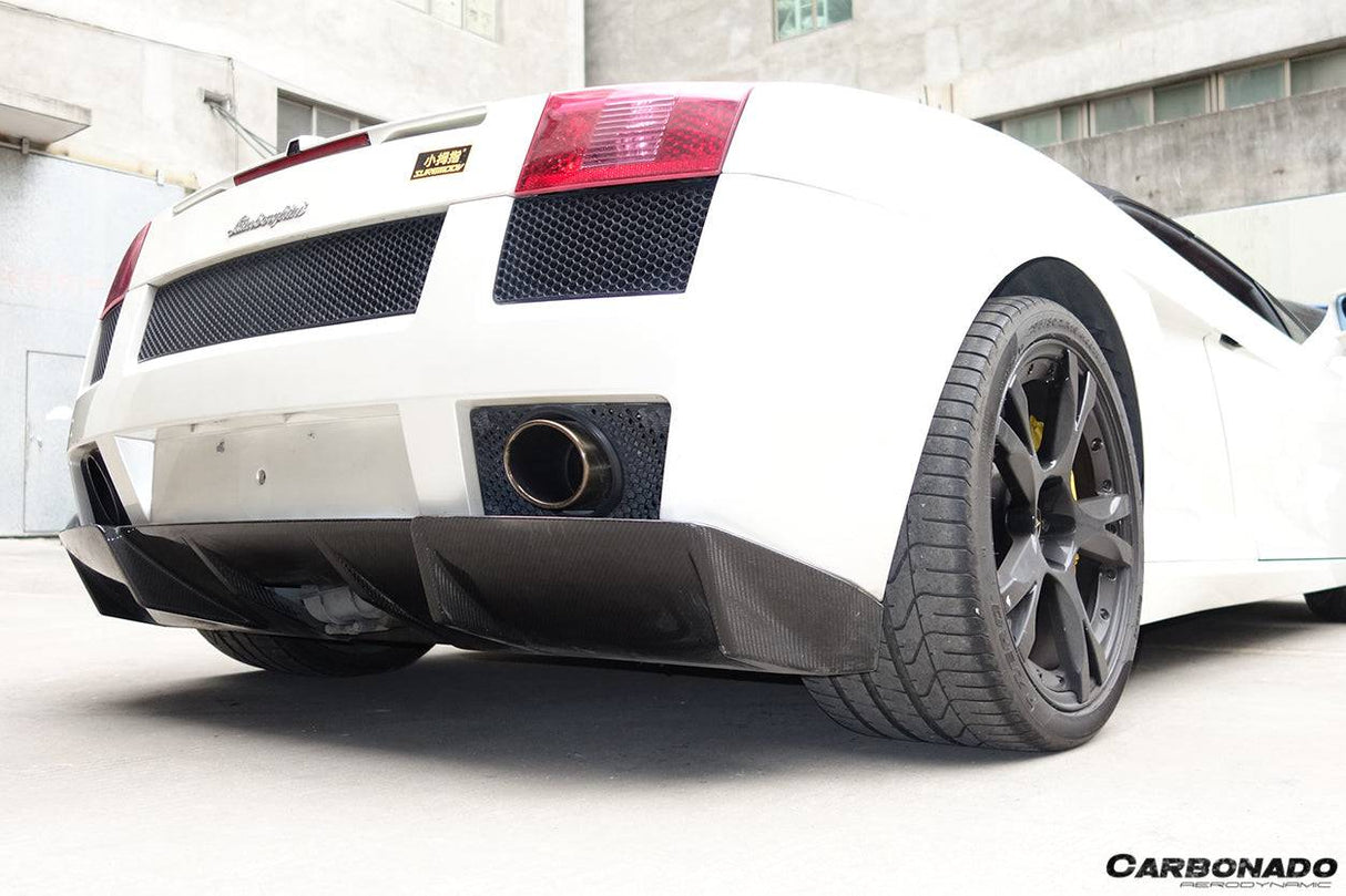 2004-2008 Lamborghini Gallardo OEM Style Carbon Fiber Rear Diffuser | Fits  Gallardo, Gallardo SE, Superleggera