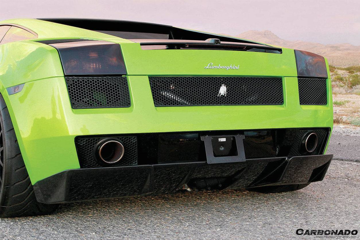 2004-2008 Lamborghini Gallardo OEM Style Carbon Fiber Rear Diffuser | Fits  Gallardo, Gallardo SE, Superleggera