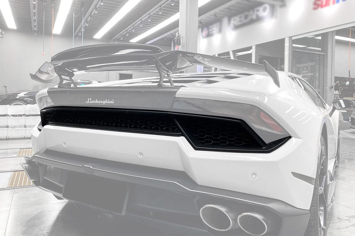 2015-2020 Lamborghini Huracan LP580 OE Style Carbon Rear Bumper Grille