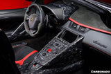 2011-2016 Lamborghini Aventador LP700 LP720 LP750 SV OE Style Carbon Fiber Navigation Screen Inner Trim (1PCS)