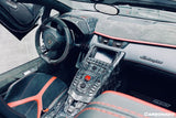 2011-2016 Lamborghini Aventador LP700 LP720 LP750 SV OE Style Carbon Fiber Navigation Screen Inner Trim (1PCS)