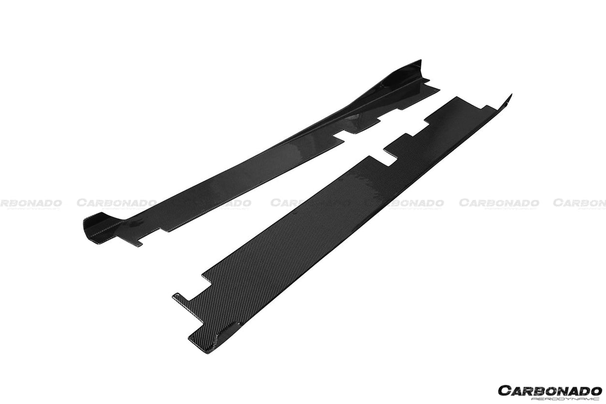 2015-2019 Lamborghini Huracan LP610  LP580 DC Style Carbon Fiber Side Skirts Under Board