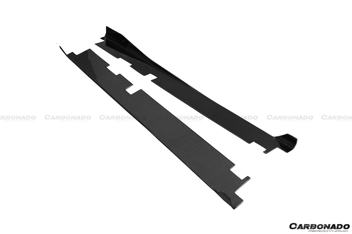 2015-2019 Lamborghini Huracan LP610  LP580 DC Style Carbon Fiber Side Skirts Under Board