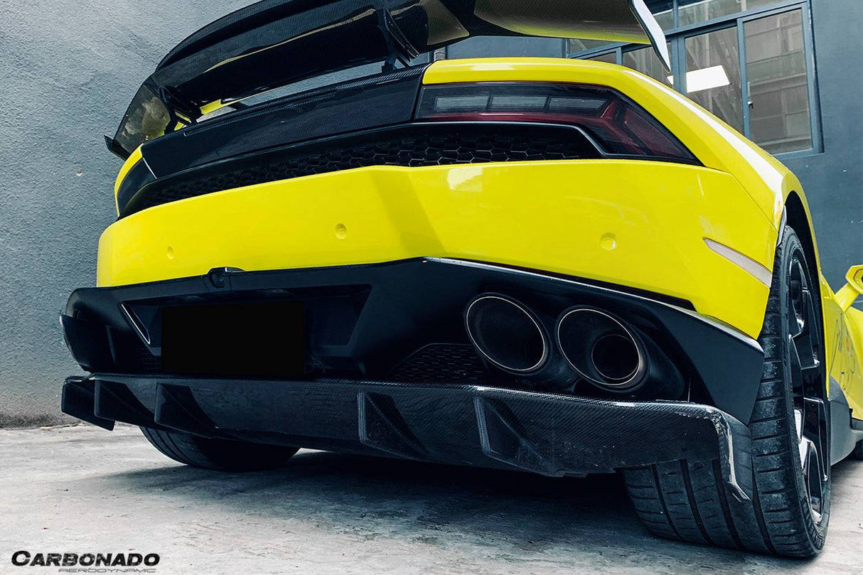 2015-2020 Lamborghini Huracan LP610 DC Style Rear Diffuser