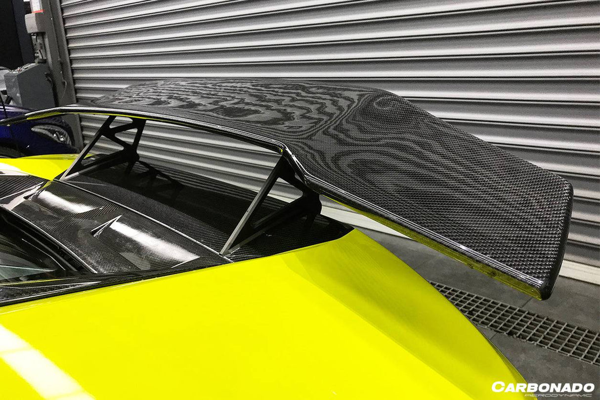 2015-2025 Lamborghini Huracan LP610  LP580  Evo  Tecnica DC Style Carbon Fiber Trunk Spoiler Wing with Base