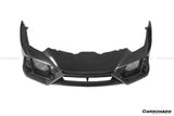 2015-2025 Lamborghini Huracan LP610  LP580  Evo  Tecnica EVO-4WD Style Partial Carbon Front Bumper