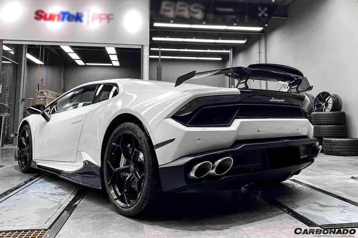 2015-2019 Lamborghini Huracan LP610  LP580 MD Style Carbon Fiber Side Skirts
