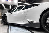 2015-2019 Lamborghini Huracan LP610  LP580 MD Style Carbon Fiber Side Skirts