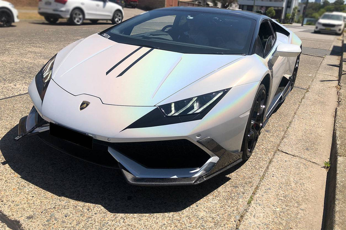 2015-2020 Lamborghini Huracan LP610 MD Style Carbon Fiber Front Lip