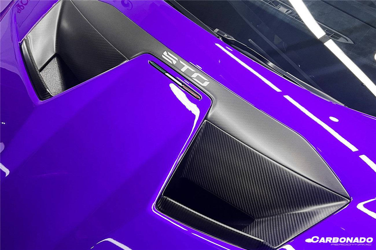 2021-2024 Lamborghini Huracan STO Dry Carbon Fiber Hood Vents