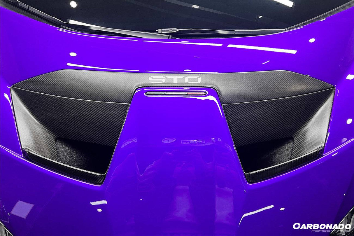 2021-2024 Lamborghini Huracan STO Dry Carbon Fiber Hood Vents