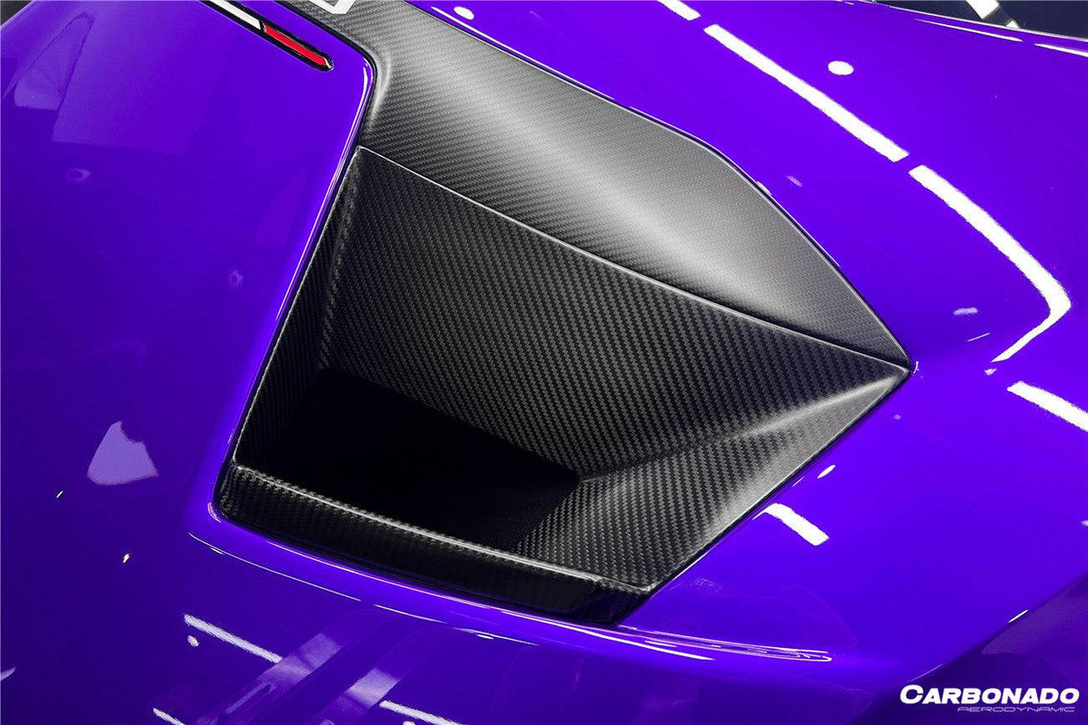 2021-2024 Lamborghini Huracan STO Dry Carbon Fiber Hood Vents