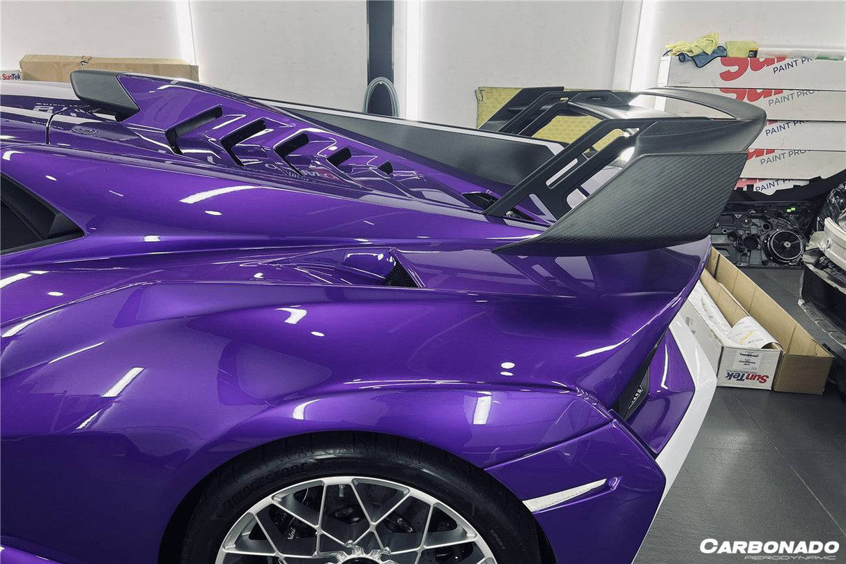 2021-2024 Lamborghini Huracan STO Dry Carbon Fiber Trunk Wing plate