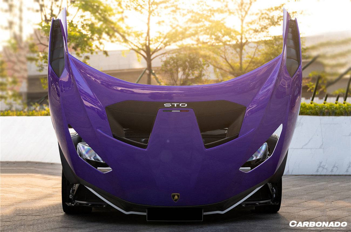 2021-2024 Lamborghini Huracan STO Dry Carbon Fiber Hood Vents