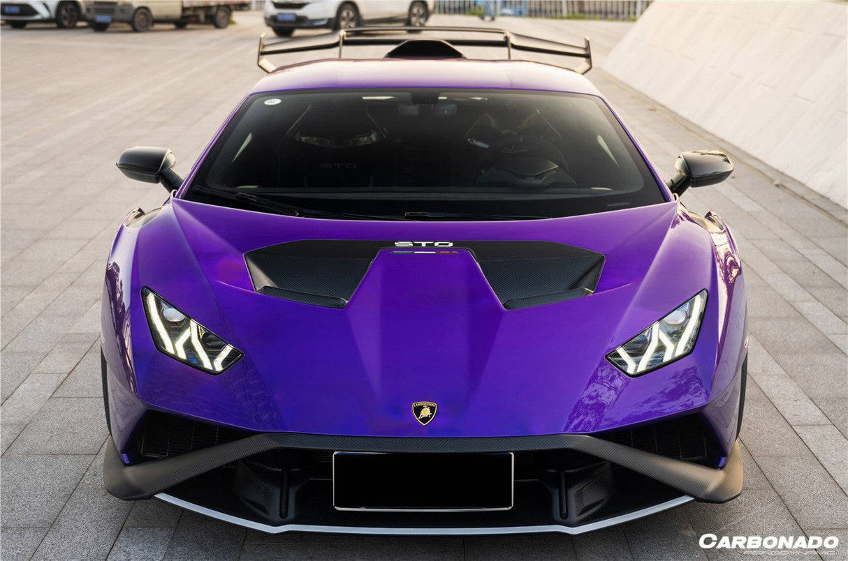 2021-2024 Lamborghini Huracan STO Dry Carbon Fiber Down Front Lip