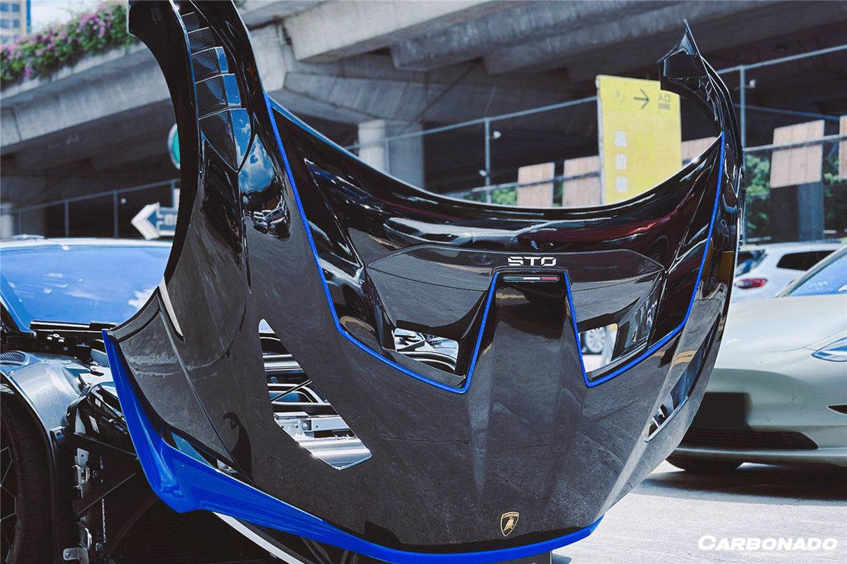 2021-2024 Lamborghini Huracan STO Dry Carbon Fiber Hood Vents