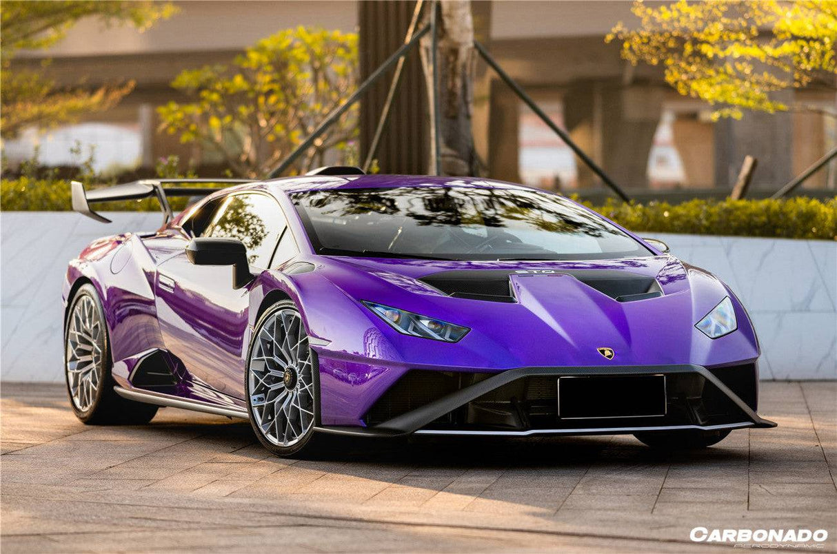 2021-2024 Lamborghini Huracan STO Dry Carbon Fiber Down Front Lip