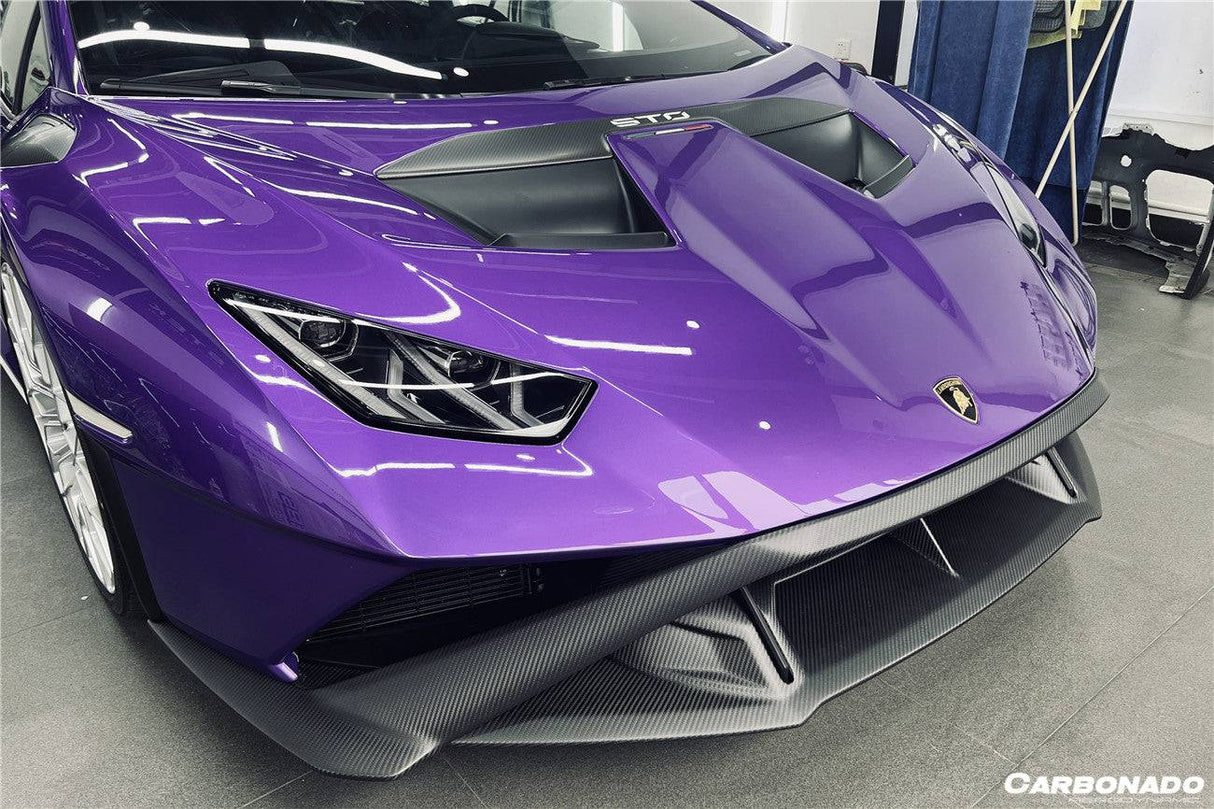 2021-2024 Lamborghini Huracan STO Dry Carbon Fiber Down Front Lip