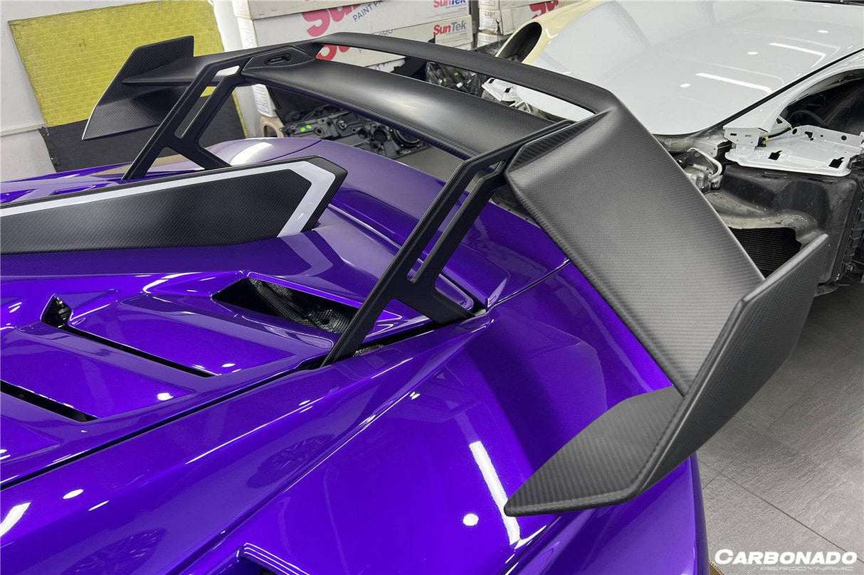 2021-2024 Lamborghini Huracan STO Dry Carbon Fiber Trunk Spoiler Wing