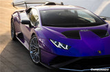 2021-2024 Lamborghini Huracan STO Dry Carbon Fiber Hood Vents
