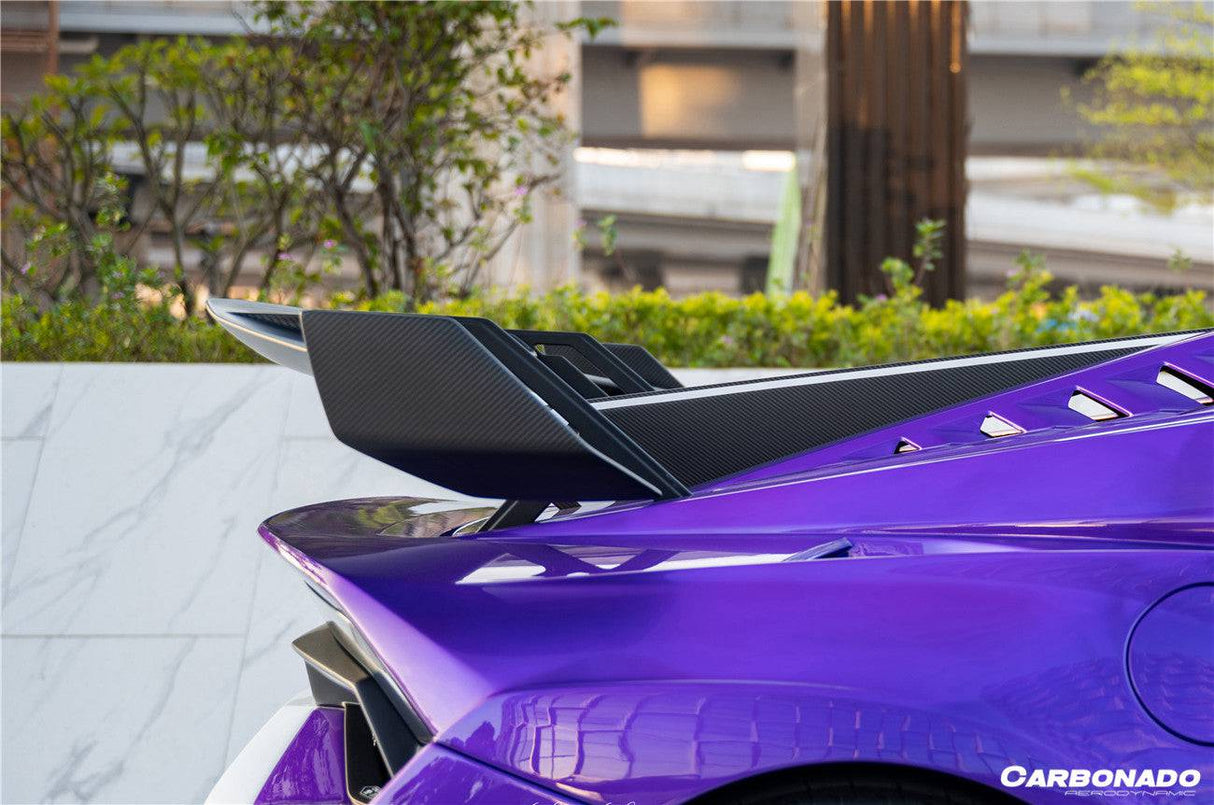 2021-2024 Lamborghini Huracan STO Dry Carbon Fiber Trunk Spoiler Wing