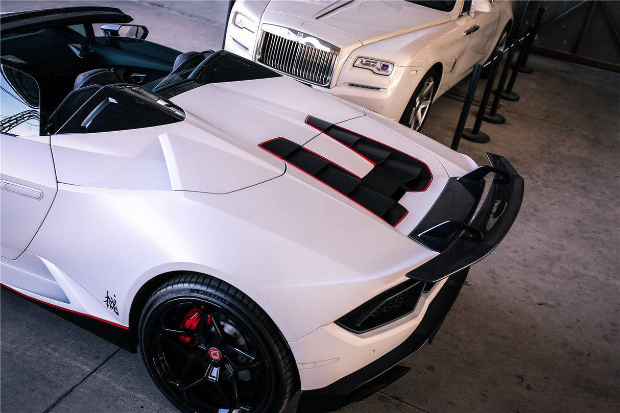 2014-2019 Lamborghini Huracan VRS-II Style Carbon Fiber Trunk Spoiler | Fits LP610, LP580