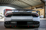 2015-2025 Lamborghini Huracan LP610  LP580  Evo  Tecnica VRS-II Style Carbon Fiber Trunk Spoiler with Base