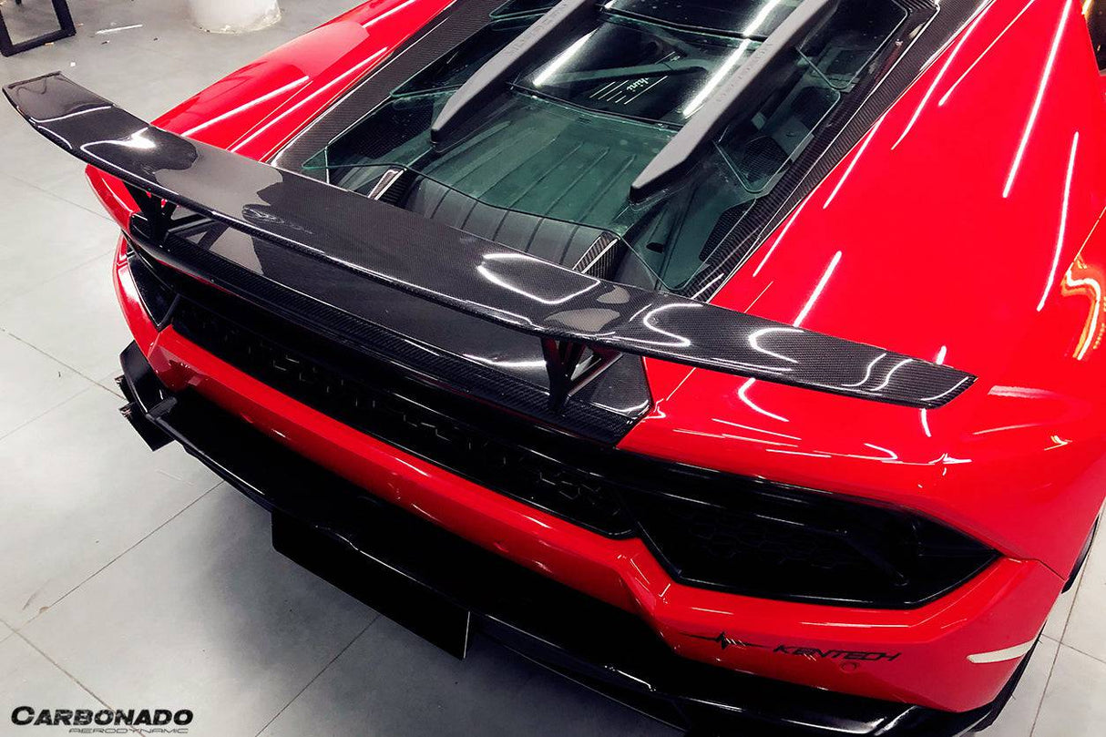 2014-2019 Lamborghini Huracan VRS Style Carbon Fiber Trunk Spoiler Wing | Fits LP610, LP580