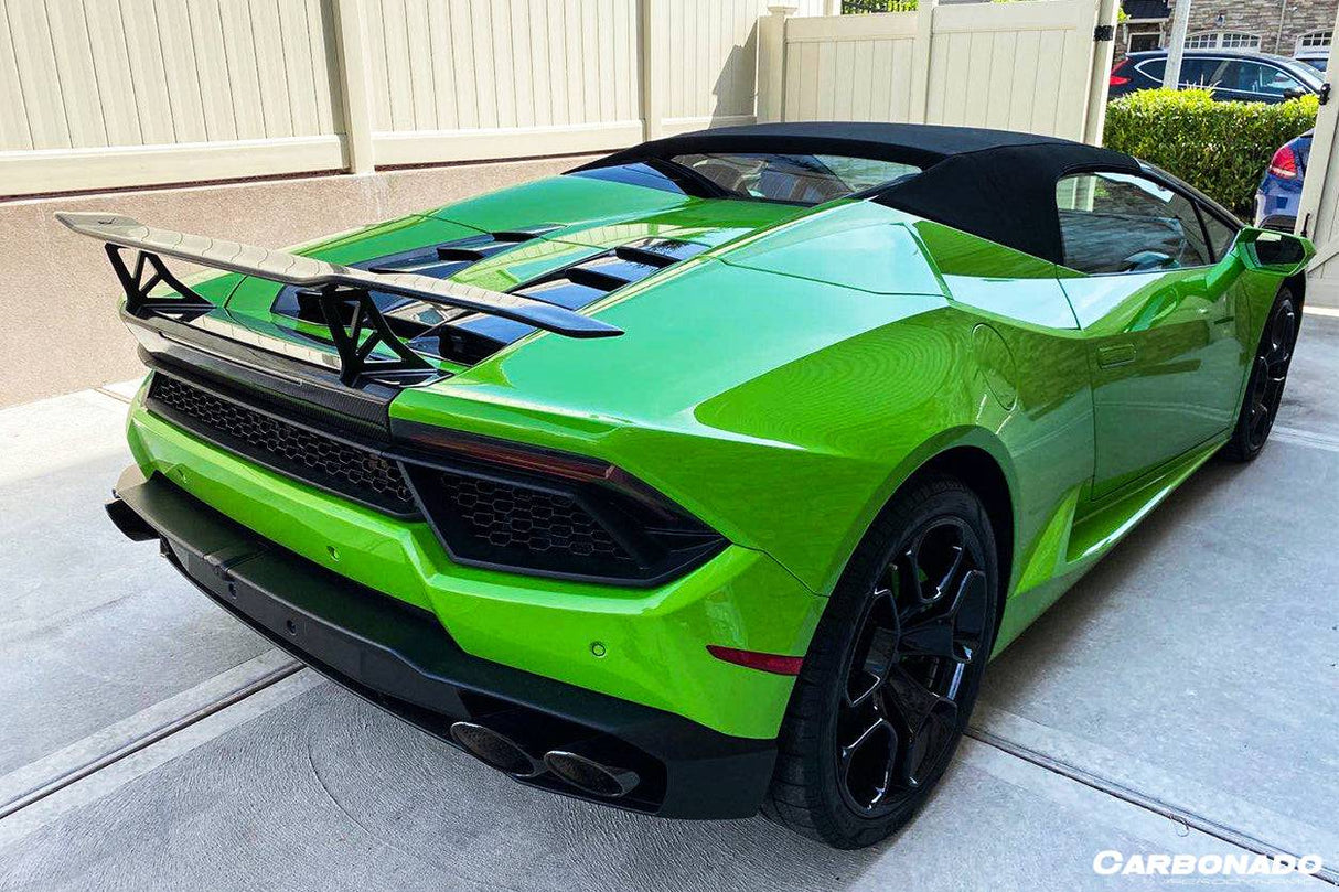 2014-2019 Lamborghini Huracan VRS Style Carbon Fiber Trunk Spoiler Wing | Fits LP610, LP580