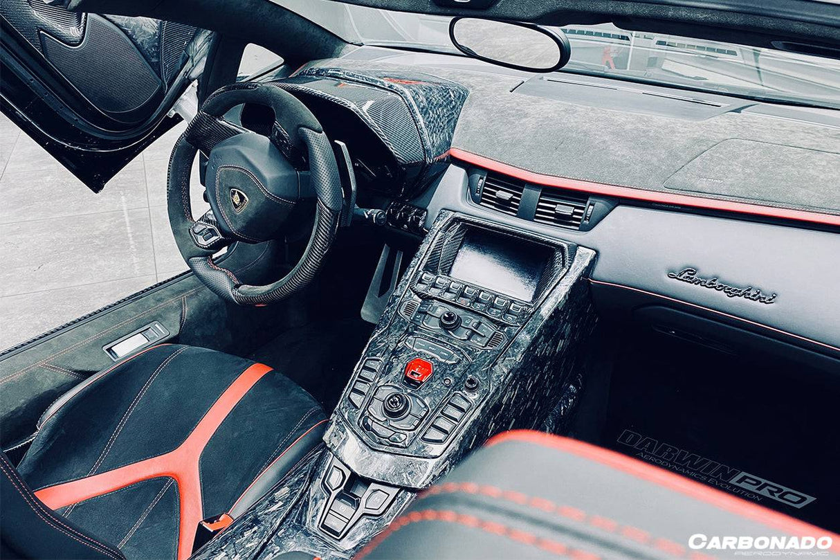2011-2016 Lamborghini Aventador LP700 OEM Style Carbon Fiber Center Console