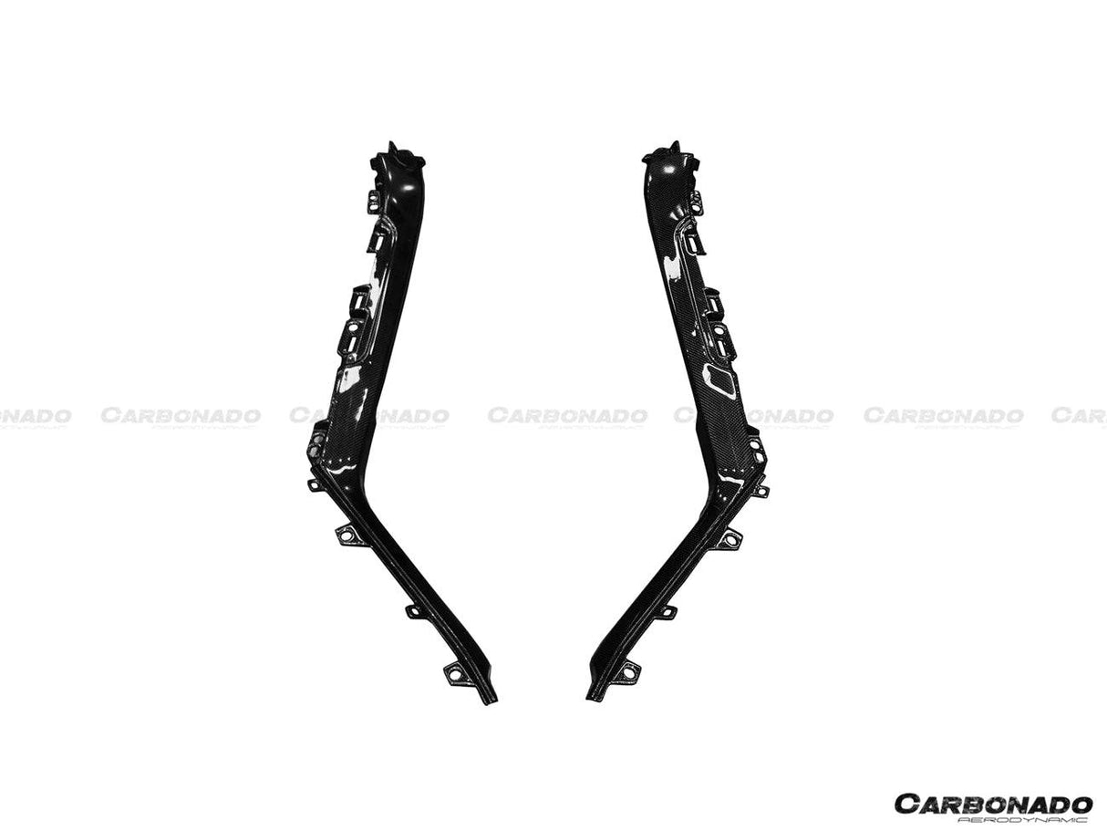 2015-2019 Lamborghini Huracan LP610  LP580  EVO OEM Style Autoclave Carbon Fiber Center Console Border Trim