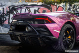 2019-2023 Lamborghini Huracan EVO OD Style Carbon Fiber Rear Diffuser