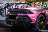 2015-2025 Lamborghini Huracan LP610  LP580  EVO  Tecnica OD Style Carbon Fiber Trunk Spoiler Wing with Base