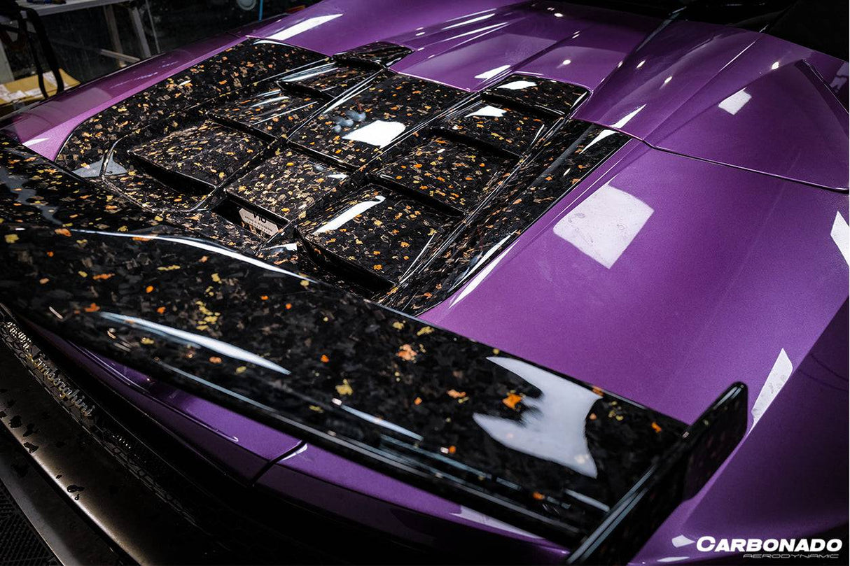 2019-2023 Lamborghini Huracan EVO Spyder OD Style Carbon Fiber Engine Trunk