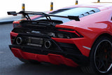 2015-2025 Lamborghini Huracan LP610  LP580  EVO  Tecnica OD Style Carbon Fiber Trunk Spoiler Wing with Base