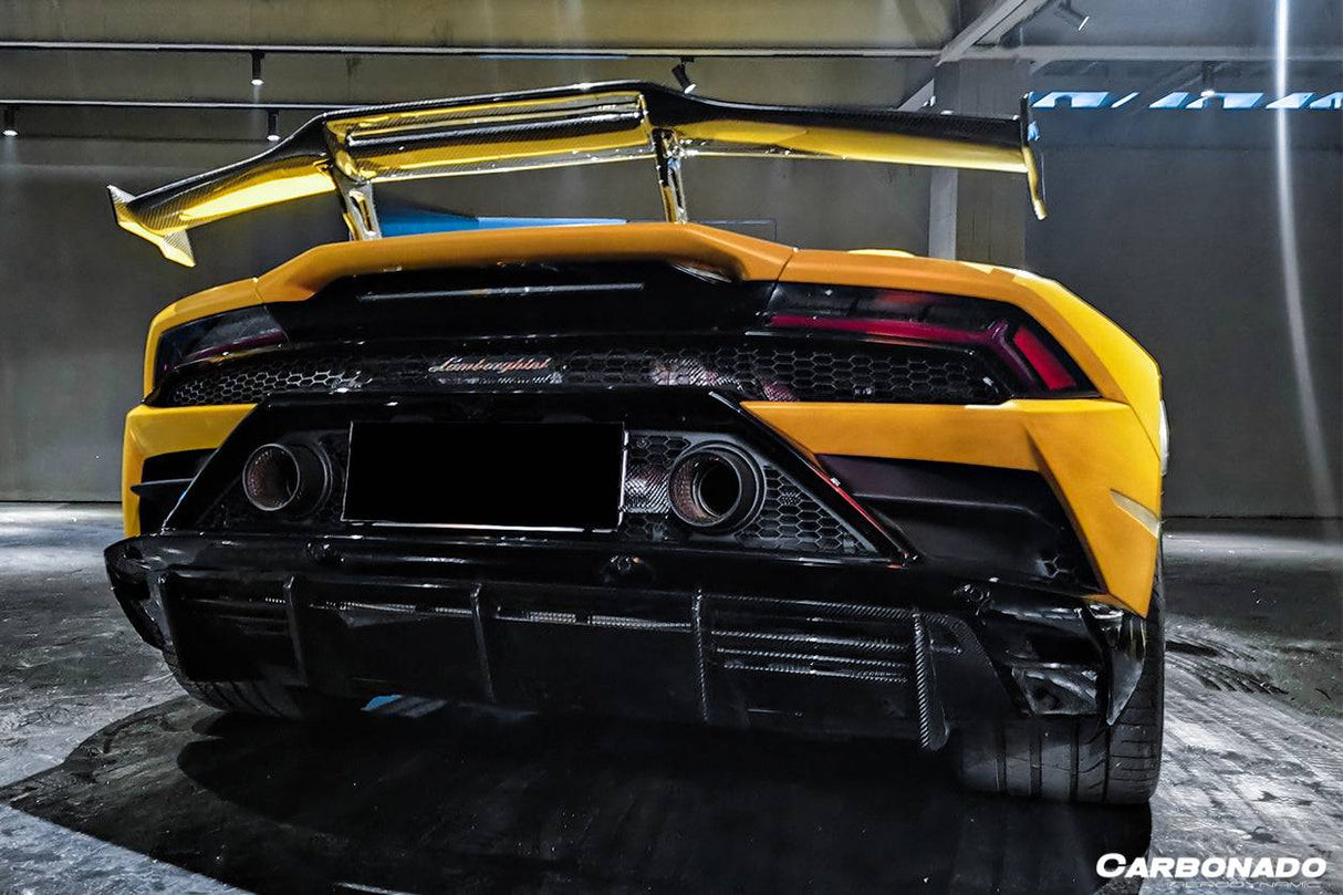 2019-2023 Lamborghini Huracan EVO OD Style Carbon Fiber Rear Diffuser